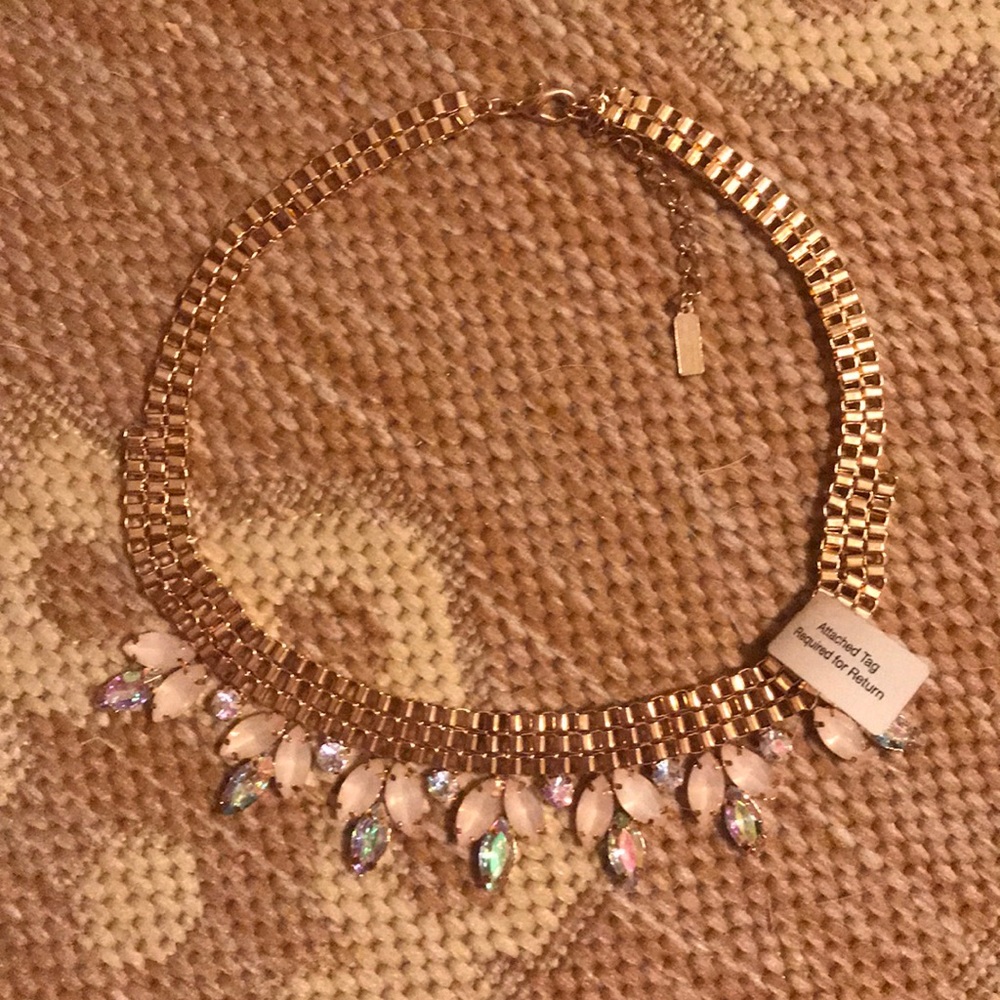 BaubleBar pink necklace